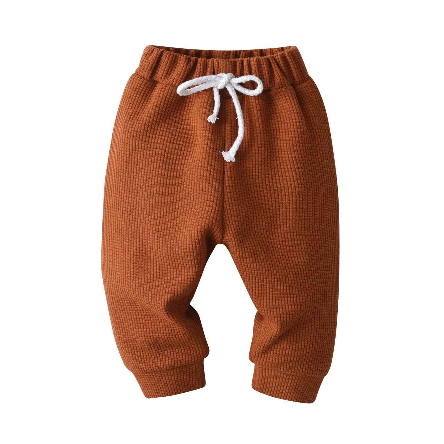 Derouetkia Baby Boys Clothes Bear Print Long Sleeve Tops + Trousers 3-Piece Outfit Set