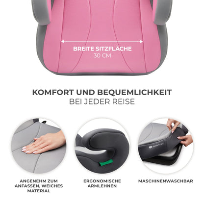 Kinderkraft I-BOOST Kindersitz 135-150cm I-Size, Sitzerhöhung von 9 bis 12 Jahre, Einfache montage, ergonomische Haltung, zusätzlichen Schaumstoff, Schwarz - Meloni2
