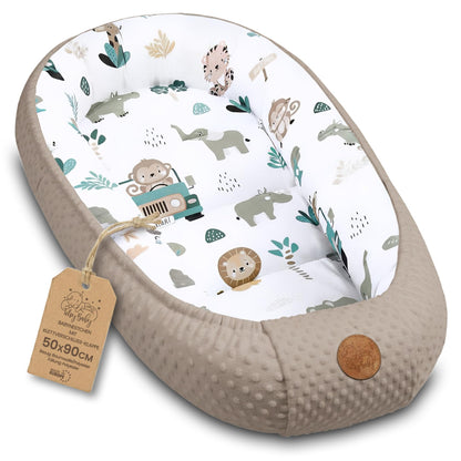 Nestchen Baby - Babynestchen Neugeborene Minky Babynest für Kinderbett Vielseitiges tragbar Nest kuschelnest zubehör für babybett warm Winter coccon Teddybären