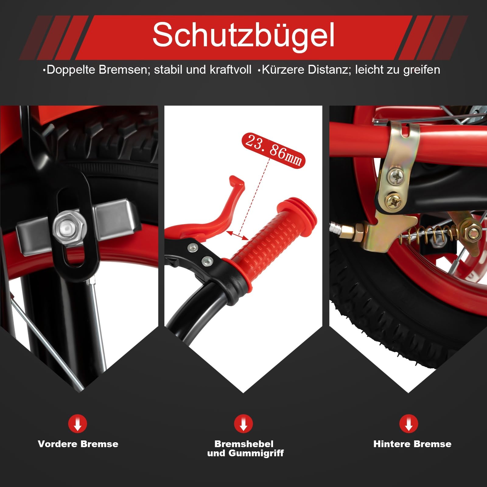 Charocean 12 Zoll Kinderfahrrad für ab 2-5 Jahre Jungen & Mädchen, Upgraded Kinder Fahrrad mit Stützrädern, Fahrrad für Kinder, HöHenverstellbar Kinderfahrräder für Schulung Outdoor Reiten - Meloni2