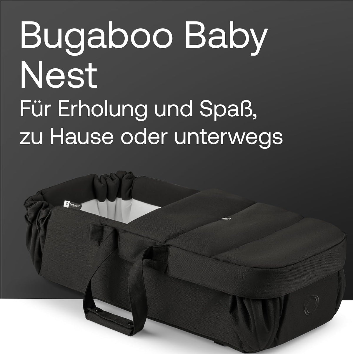 Bugaboo Babynest, tragbare Liegewanne mit Tragegurten