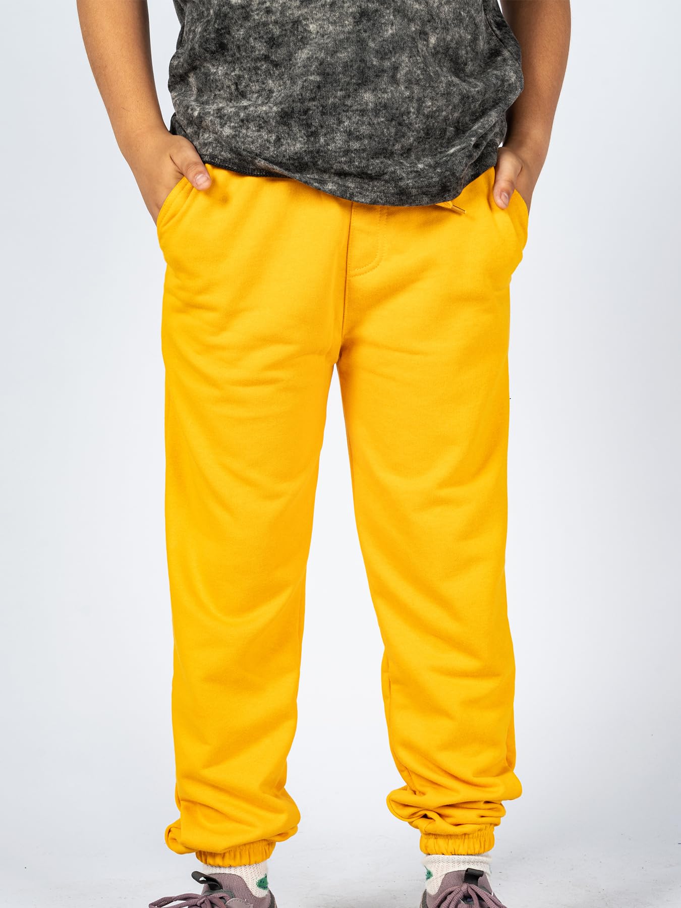 NATUST Kinder Sport Jogginghosen Jungen Trainingshosen Elastischer Bund Relaxed Mädchen Sweatpants