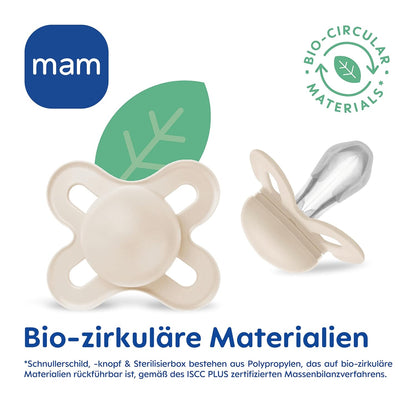 MAM Easy Start Anti-Colic Neugeborenen-Set | 0+ Mon | Babyflaschen Geschenk-Set | 94% Akzeptanz | 96% Hebammen-Empfehlung | 80% weniger Koliken | 4 Trinkflaschen & 1 Original Start Schnuller | beige