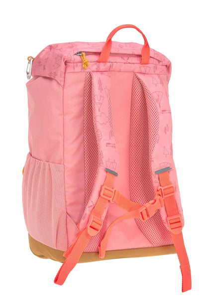 Kinder Wanderrucksack Kinderrucksack mit Brustgurt gepolsterte Schultergurte wasserabweisend, 14 Liter/Big Outdoor Backpack Sunny Explorer Rose/pink