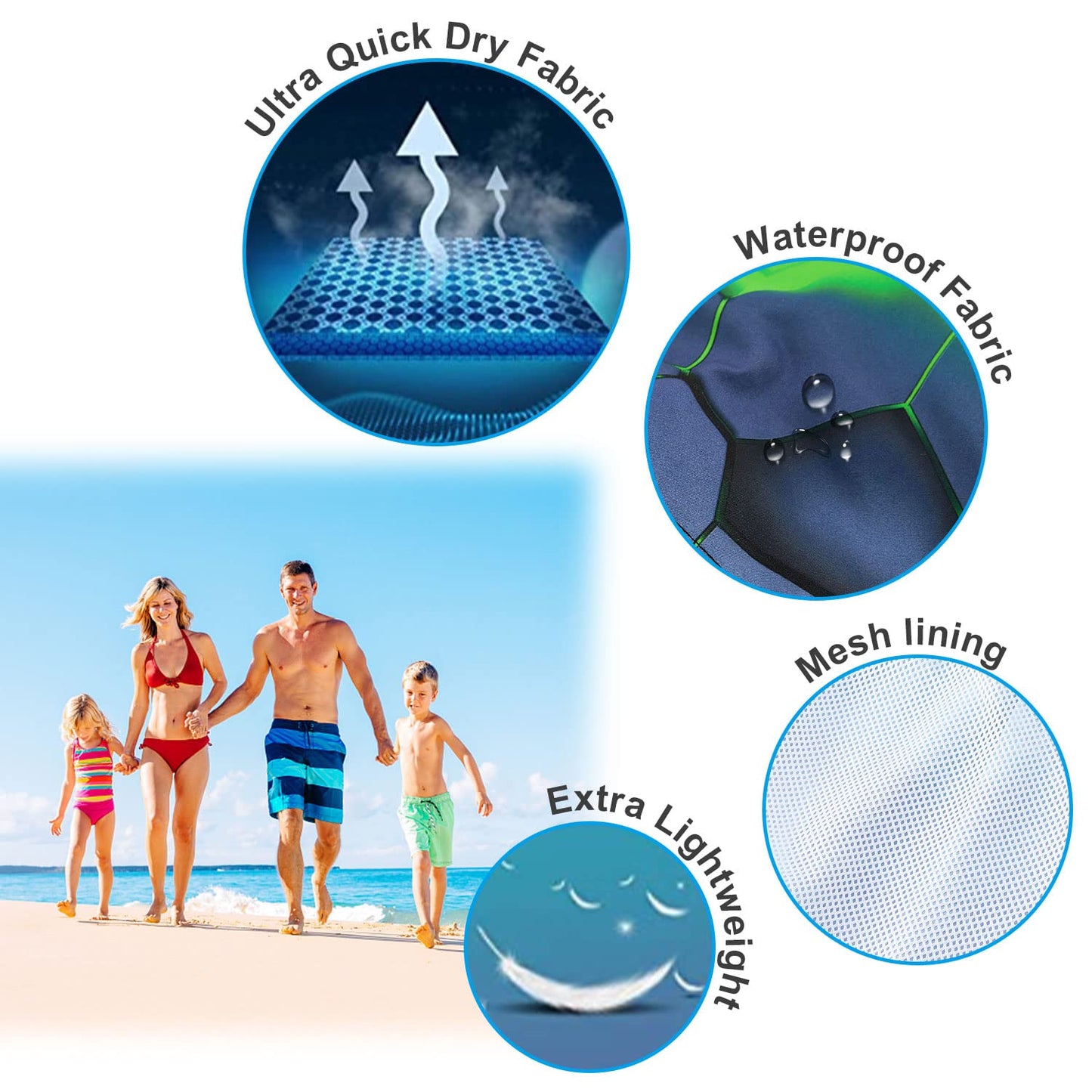 Fanient Badehose für Jungen lustige 3D Gedruckt Grafik Schnelltrocknend Beachwear Sport Laufen Badebekleidung Boardshorts