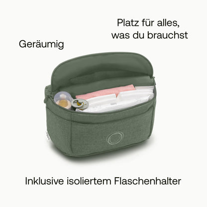 Bugaboo Kinderwagen Organizer-Tasche mit leicht zugänglichen Fächern. Praktisches Accessoire für alle Baby-Essentials in Desert Taupe