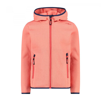 CMP Kids' Knit Tech Jacket with Fixed Hood Kid G Jacket Fix Hood 