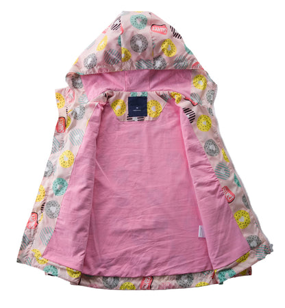 YOUNGSOUL Girls Rain Jacket Wind and Waterproof Transition Jacket 