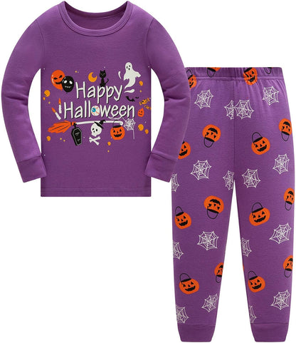 TEDD Girls' Pyjamas, Cotton, Cute, Unicorn, Long Sleeves, Two-Piece Pyjamas Set, Kids’ Sleepwear, Winter, Christmas, Sizes 1-12 Years