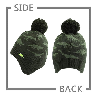 XIAOHAWANG Baby Strickmütze Winter Babymütze Junge Warme Kindermütze Junge Beanie Mütze Dicke Wintermütze für Herbst,Winter