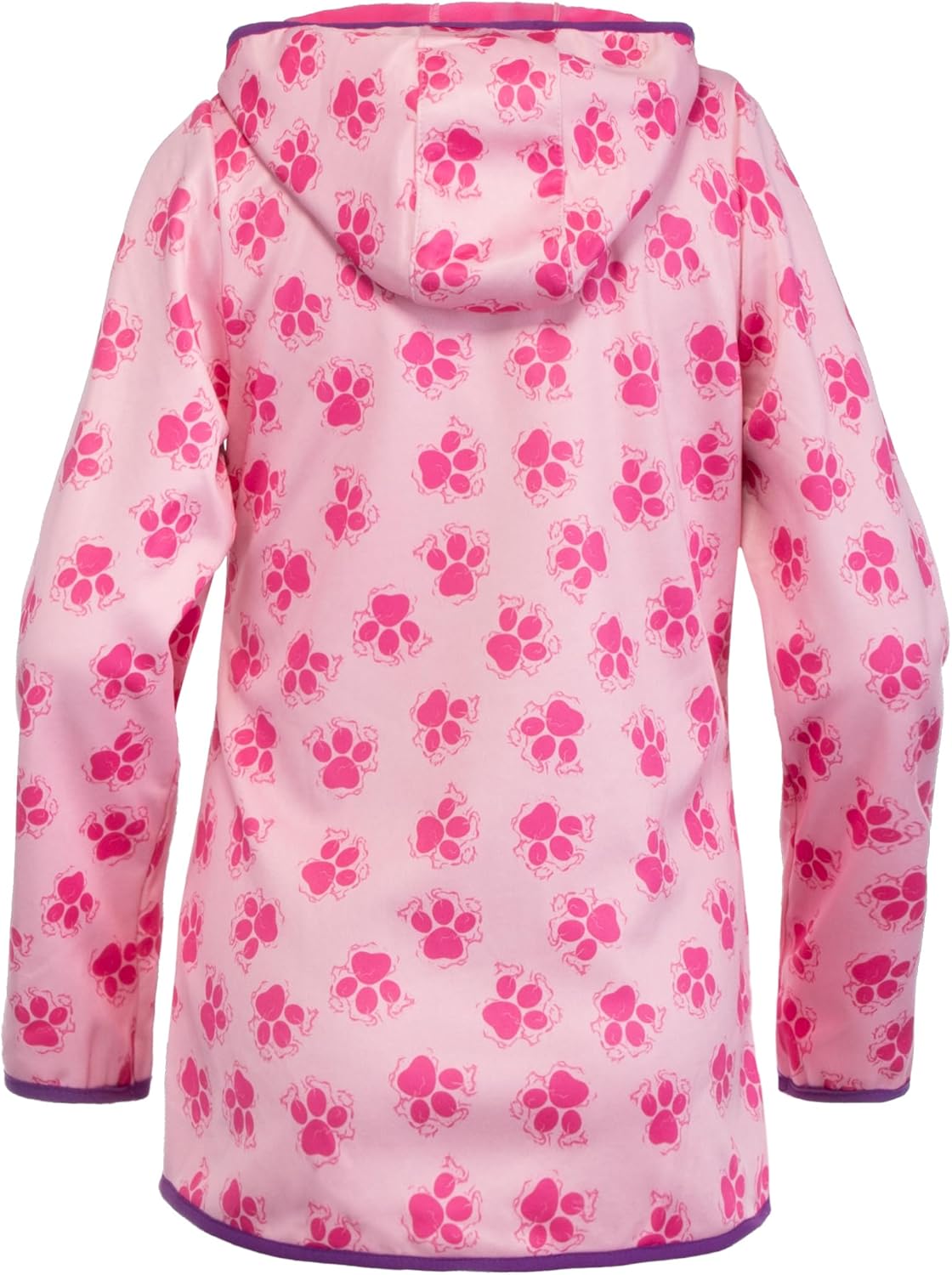 Brandsseller Mädchen Softshelljacke 110/116 Outdoor Kinderjacke Regenjacke Winddicht mit Motiv - Rosa