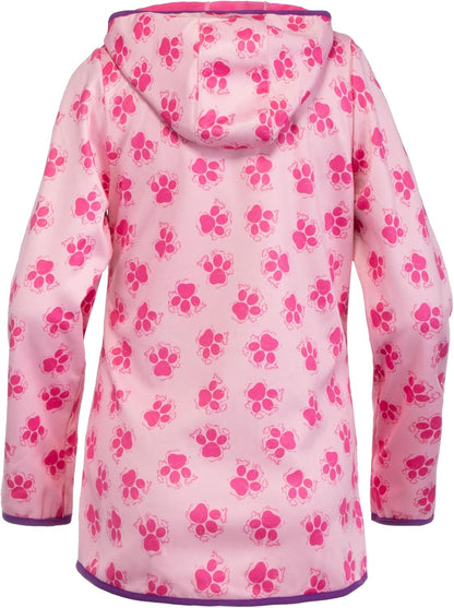 Brandsseller Mädchen Softshelljacke 110/116 Outdoor Kinderjacke Regenjacke Winddicht mit Motiv - Rosa