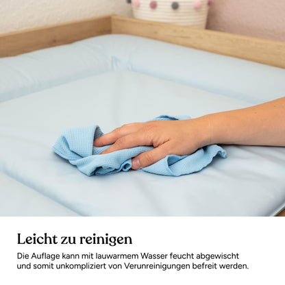 Ehrenkind® Washable Changing Mat – Hygienic, Safe and Versatile in Rose Pink – Changing Mat 72 x 85 cm – Changing Mat, Washable Table Changing Mat