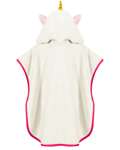 LAYNENBURG Premium Badeponcho Kinder mit Kapuze - 100% Baumwolle - OEKO TEX - Baby Jungen Mädchen Handtuch Poncho Frottee