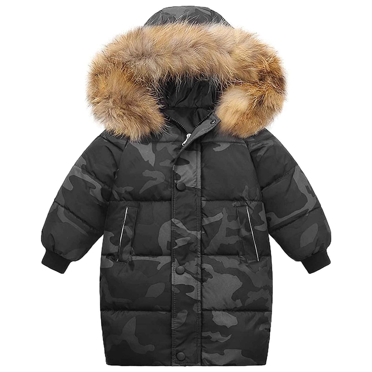 Children's Girls' Jacket with Hood Winter Jacket Winter Coat Children's Jacket for 2-10 Years