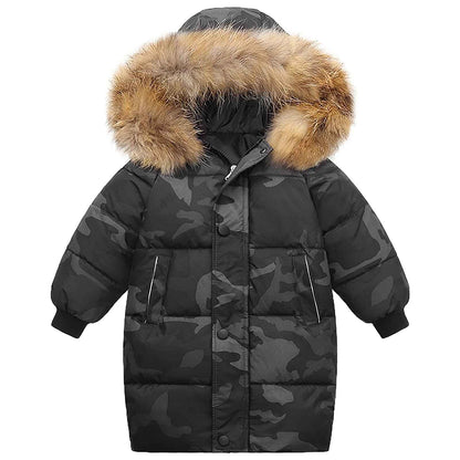 Children's Girls' Jacket with Hood Winter Jacket Winter Coat Children's Jacket for 2-10 Years