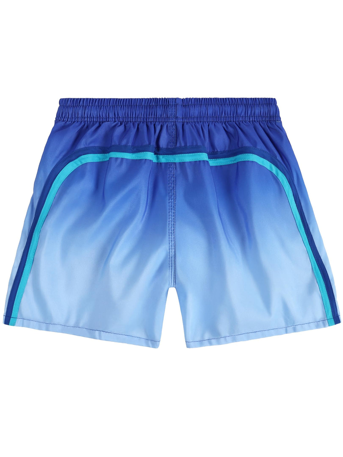 Badehose Jungen Farbverlauf Badeshorts mit Meshfutter und Verstellbarem Tunnelzug