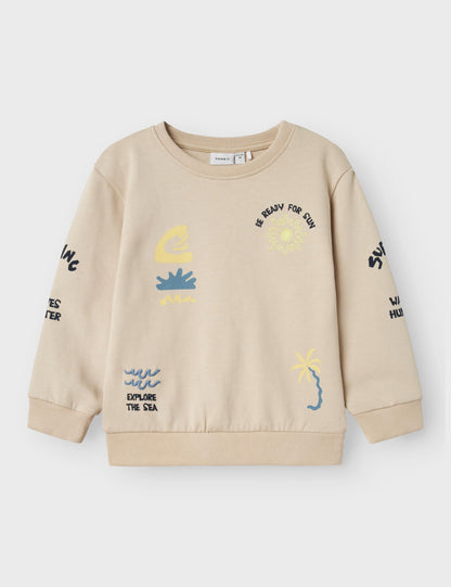 NAME IT Boys Nmmfesab LS Nreg Sweat Unb