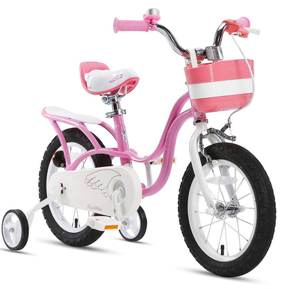 Royal Baby Little Swan Kinderfahrrad Mädchen Fahrrad Stützräder 12 14 16 18 Zoll ab 3-10 Jahre Rosa Kinder Fahrrad - Meloni2