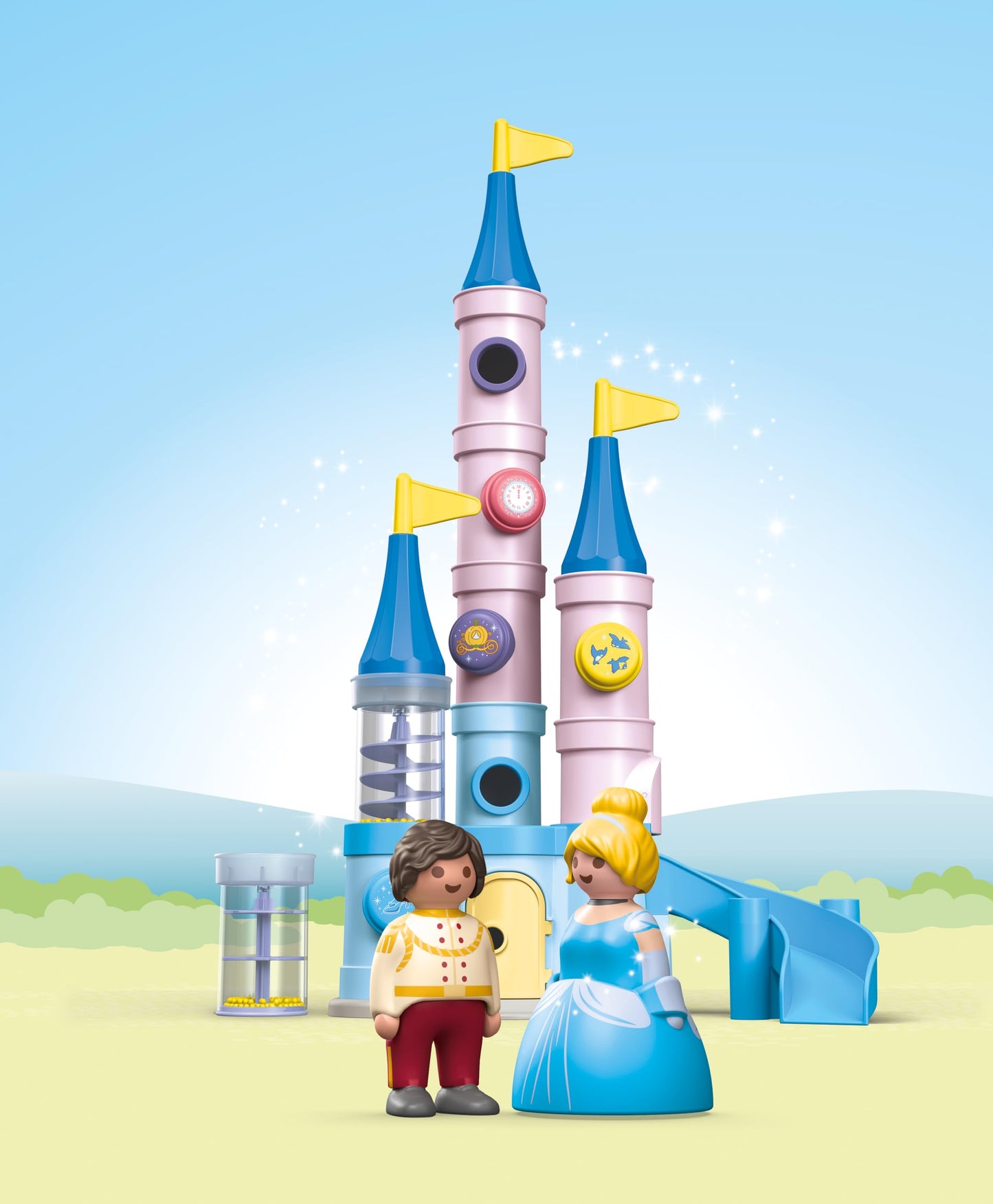 PLAYMOBIL JUNIOR | Disney | Cinderellas Schloss | nachhaltiges Spielzeug für Kinder ab 1 Jahr | 71457