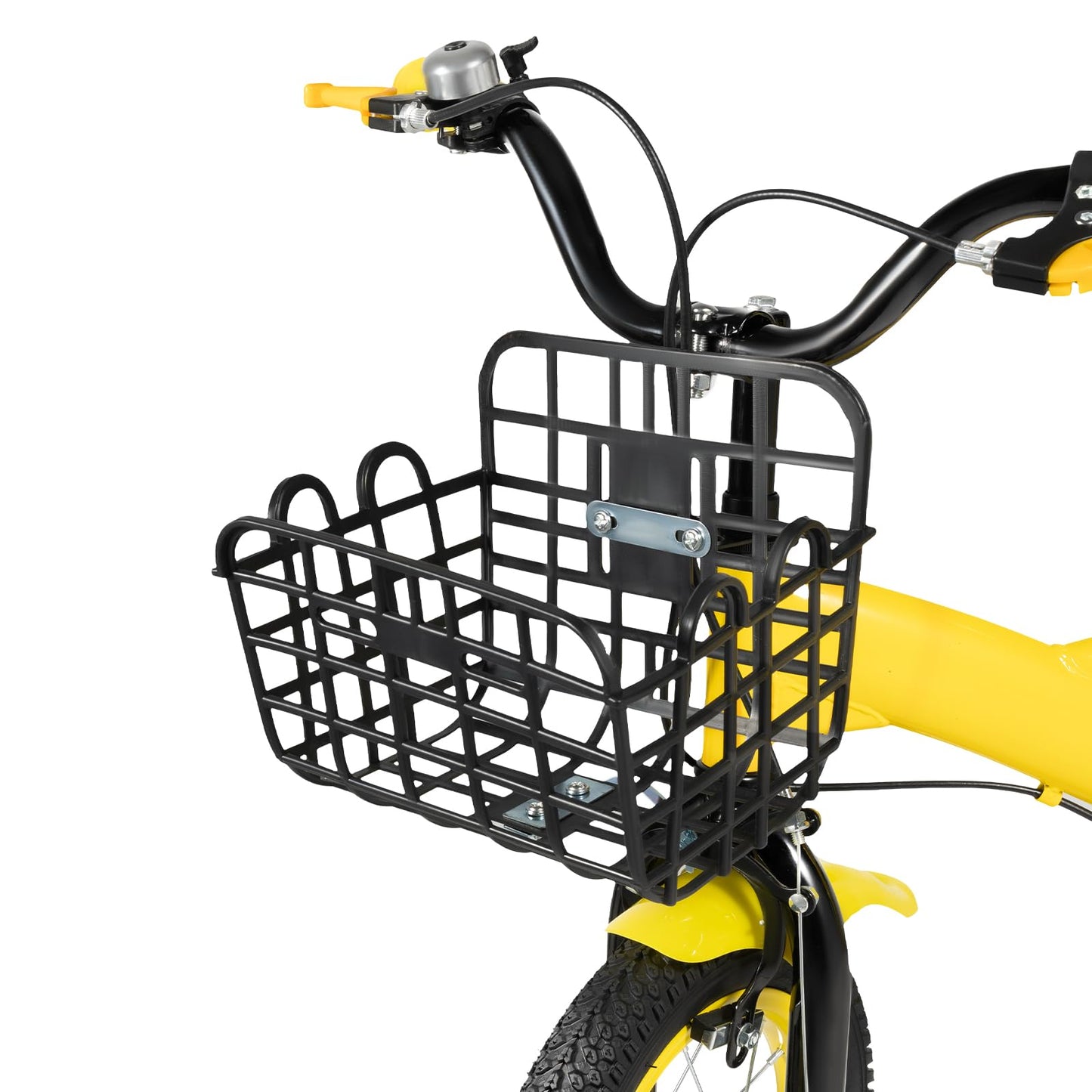 LKHDONG Kinderfahrrad 12 Zoll, Kinderrad für ab 2-4 Jahre, Tretfahrrad mit Stützräder und Korb, Kinder Fahrrad Mädchen Jungen, Fahrrad Kinder Höhenverstellbares - Meloni2