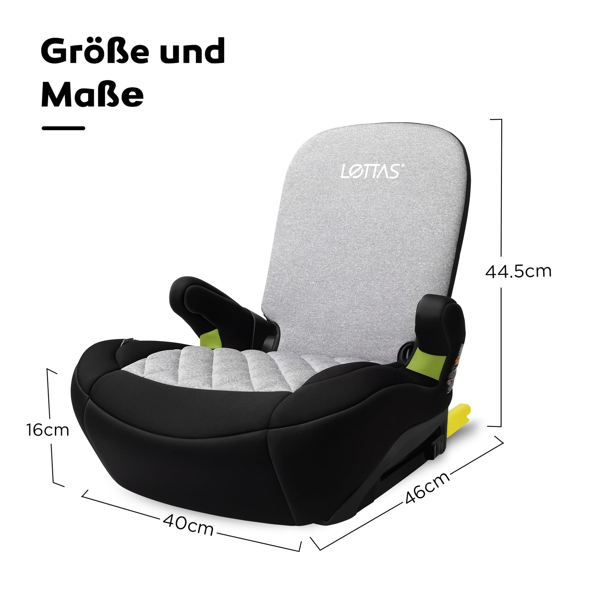 LETTAS I-Size 360°drehbar Kindersitz 40-150 cm, Gruppe 0+1/2/3, 0-12 Jahre, 0-36 kg, Baby Autositz mit isofix ECE R129 - Meloni2