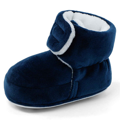 Unisex Baby Boys Girls Warm Winter Boots Rubber Sole Non-Slip Winter First Walking Shoes