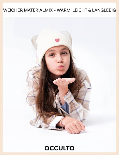 Occulto Jungen & Mädchen Winter Mütze (Model: Lian), Kinder Beanie