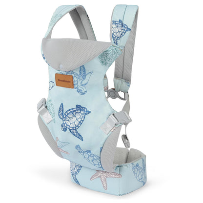 YooxArmor Babytrage für Neugeborene ab Geburt,Ergonomische gemütlich und leichtgewichtig Babybauchtrage mit Nackenstütze,Rückentrage Baby-Tragetasche Geeignet für 3-30 kg