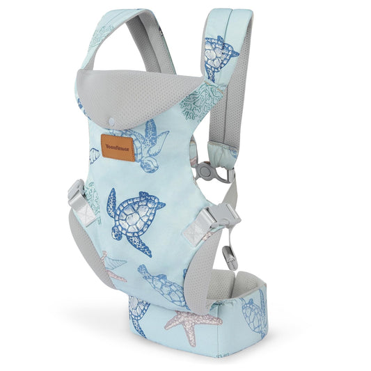 YooxArmor Babytrage für Neugeborene ab Geburt,Ergonomische gemütlich und leichtgewichtig Babybauchtrage mit Nackenstütze,Rückentrage Baby-Tragetasche Geeignet für 3-30 kg