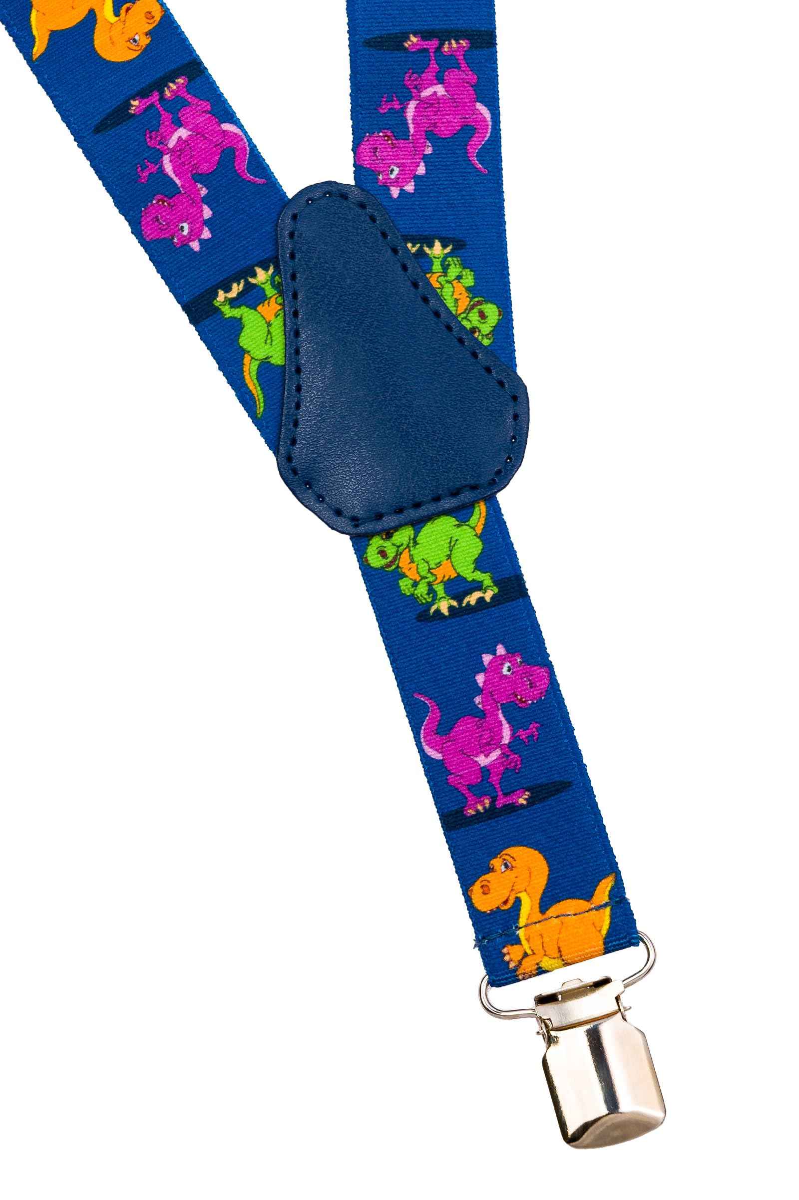 Kids Dinosaur Design Braces | Elastic Y Braces (1-5 Years) - 2.5cm