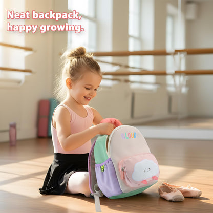 Kinderrucksack Mädchen 30cm Rucksack Kleinkind Kinderrucksack für 2-4 Jahre Kinder kindergartenrucksack Mini Tagesrucksack Reisetasche - Rosa Erdbeere