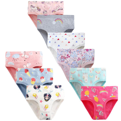 JackLoveBriefs Mädchen Unterhosen Bequeme Slips Baumwolle