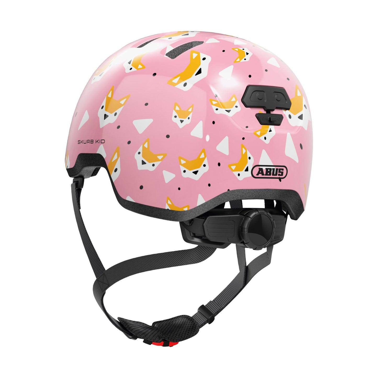 ABUS Skurb Kid Children's Helmet - Robust Bicycle Helmet in Skater Look with Space for a Braid and Various Designs - for Girls and Boys