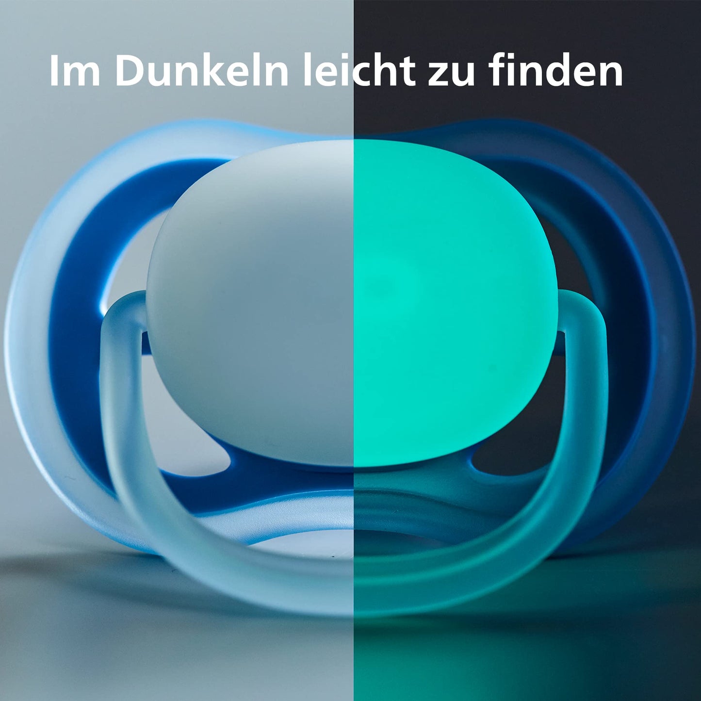 Philips Avent Packung mit 4 leichten, atmungsaktiven Ultra Air Schnullern: 2 leuchtende Schnuller und 2 Tagesschnuller, 18M+ (Modell SCF349/43) - Meloni2