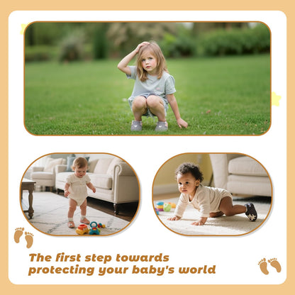 Mejale Leather Baby Shoes First Walking Shoes Crawling Shoes Toddler Children's Shoes Slippers