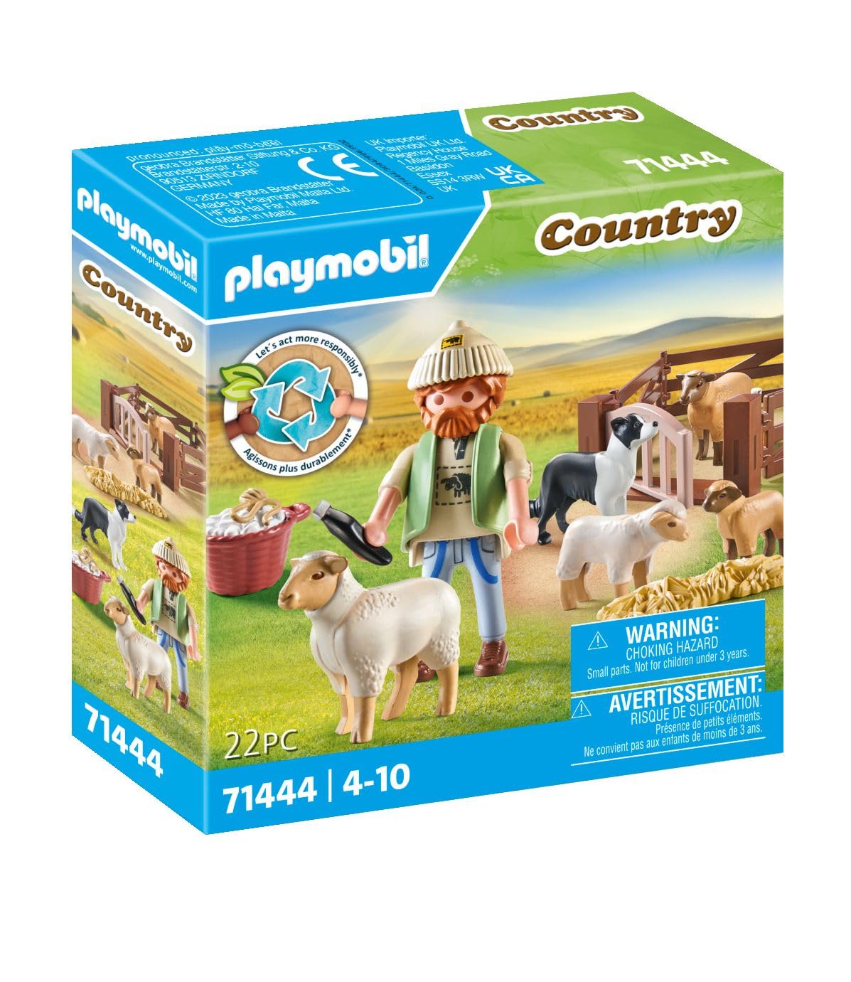 PLAYMOBIL | Country | Tierarzteinsatz bei den Eseln |Spielzeug für Kinder ab 4 Jahren | 71471