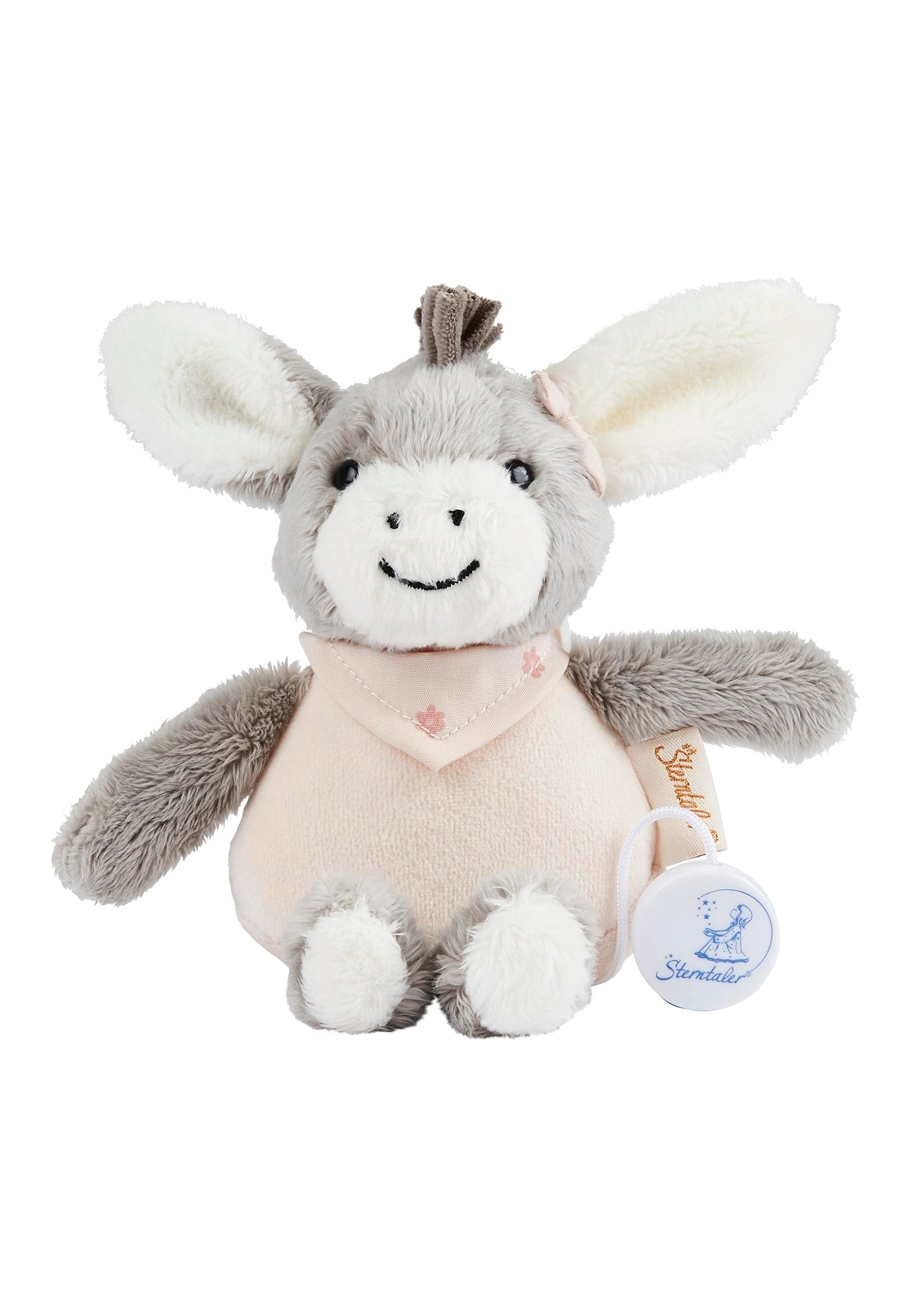 Sterntaler Emmi Girl Small Donkey Music Box Flora Rose