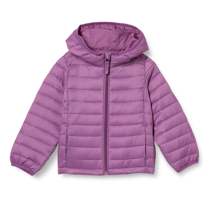 Amazon Essentials Mädchen Leichte, Wasserabweisende, verstaubare Kapuzenjacke