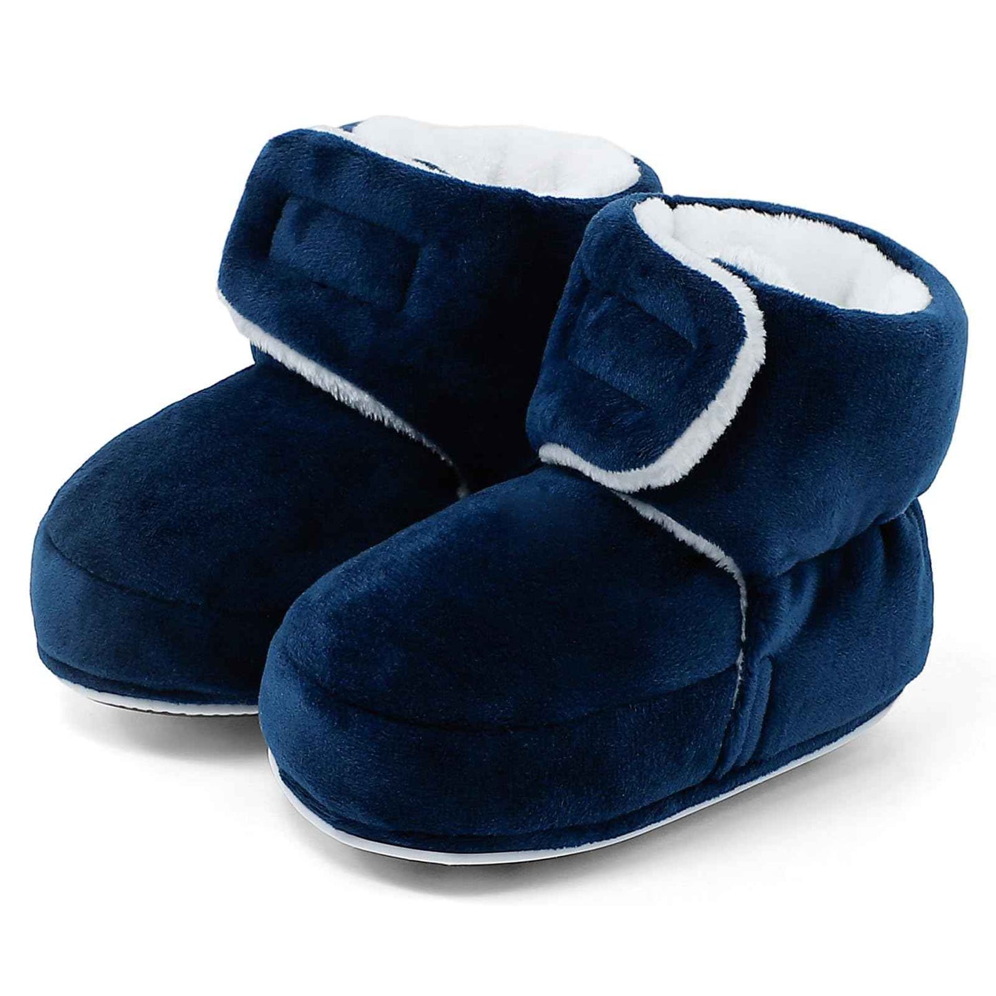 Unisex Baby Boys Girls Warm Winter Boots Rubber Sole Non-Slip Winter First Walking Shoes