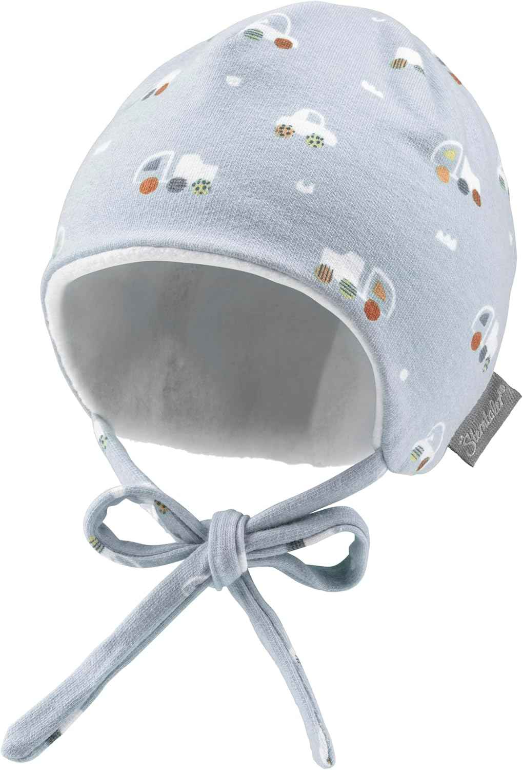 Sterntaler Beanie Sweat Printed with Dinosaurs Boys - Baby and Children's Hat Made of Sweat Fabric