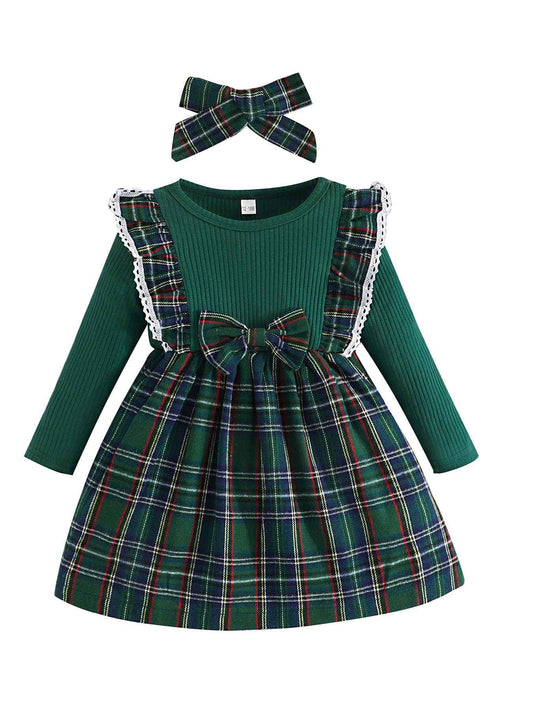 xuntao Newborn Baby Girl Christmas Clothes Long Sleeve Romper and Skirt Cute Winter Christmas Outfits Sets