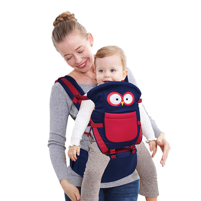 Rufun Babytrage Tiermuster Hüftsitz Ergonomisch für Neugeborene Vorne und Hinten