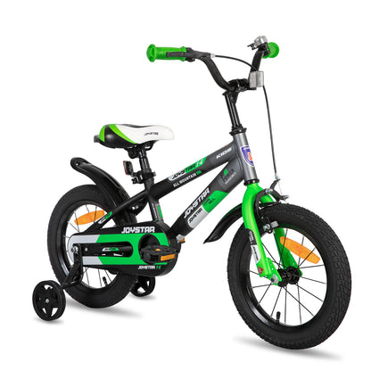 JOYSTAR Berry 12/14/16/20 Zoll Kinderfahrrad für 2-4 jährige Jungen & Mädchen, Jungenfahrrad mit Stützrädern,grün,rosa,weiß