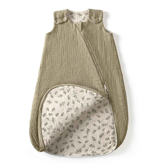 lulumoon Baby Sleeping Bag for 3-9 Months: Muslin Sleeping Bag Baby for Boys and Girls - Cotton Baby Sleeping Bag for 70 cm All-Year Children's Room
