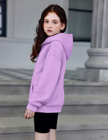 Arshiner Girls' Warm Fleece Children's Hoodie Winter Pullover with Pocket Sweatshirt for Girls 6-16 Years