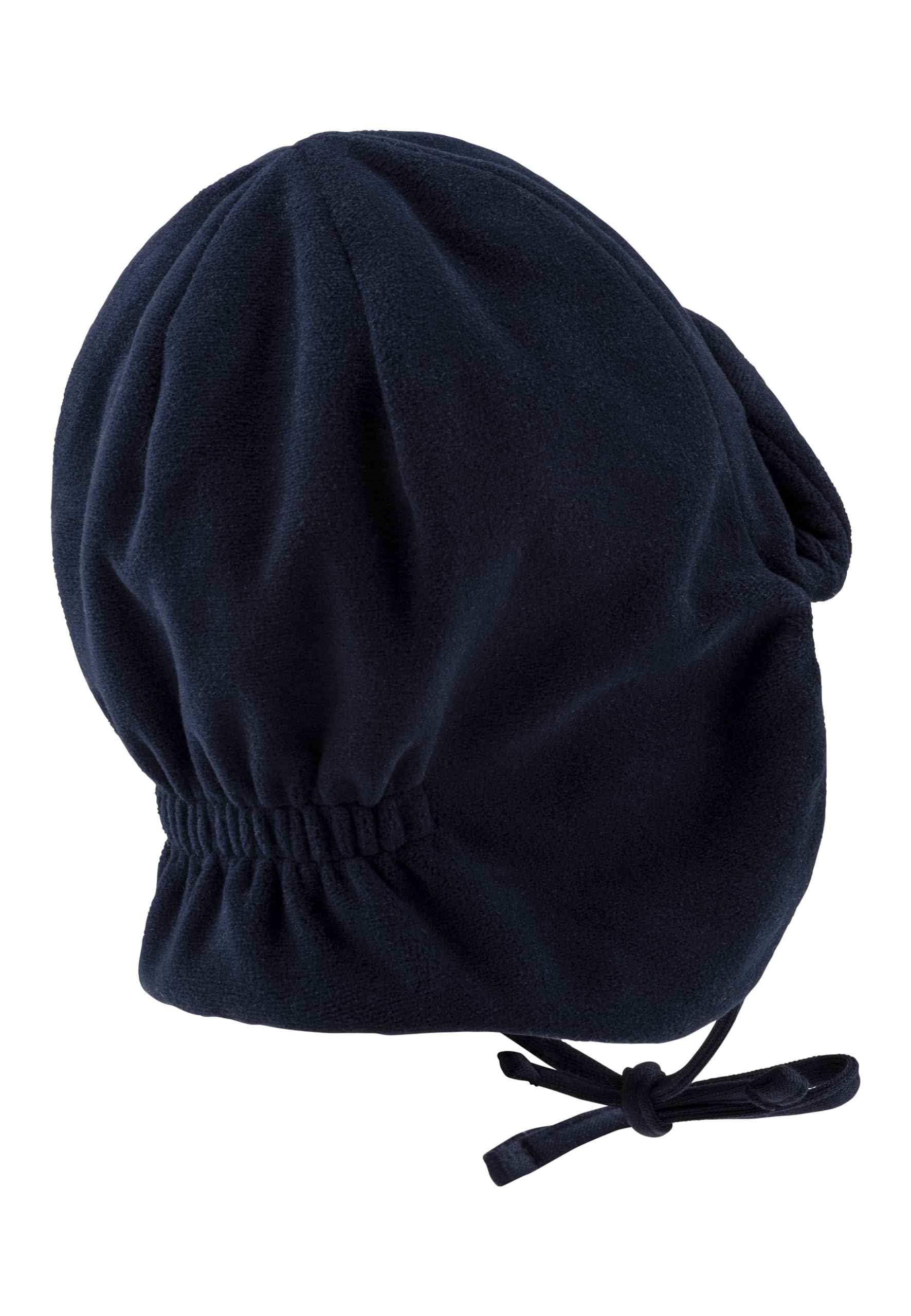 Sterntaler Aviator Hat with Ribbed Pattern - Subtle Striped