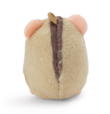 NICI My Mochi Cuddly Toy Ladybird Dozz Hamburger 5 cm Beige - Soft Plush Toy - Cute Plush Toy for Cuddling and Playing, for Children and Adults, Great Gift Idea
