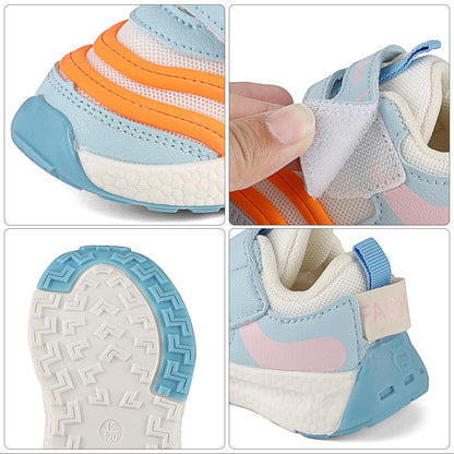 MASOCIO First Walker Shoes Baby Shoes Boy Girl Baby Shoes Soft Flat Rubber Anti-Slip 