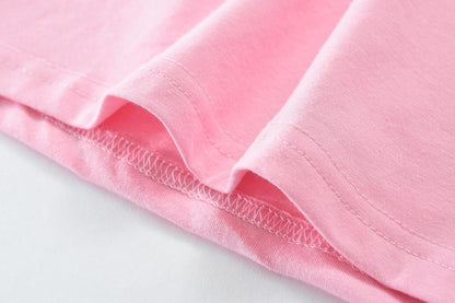 EULLA Mädchen Schlafanzug Kinder Kurz Einhorn Dino Katze Prinzessin Hase Pyjama Set Sommer Kleidung Zweiteiliger Nachtwäsche Baumwolle 92 98 104 110 116 122